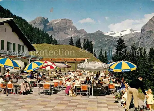 AK / Ansichtskarte Engelberg OW Bergrestaurant Brunni Terasse Alpen Kat. Engelberg