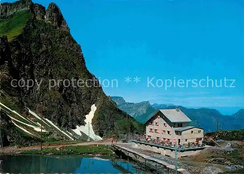 AK / Ansichtskarte Jochpass mit Graustock Berghotel Bergsee Alpenpanorama Kat. Jochpass