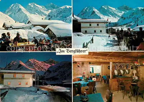 AK / Ansichtskarte Sertig Doerfli Gasthaus Bergfuehrer Wintersportplatz Alpen Kat. Sertigpass