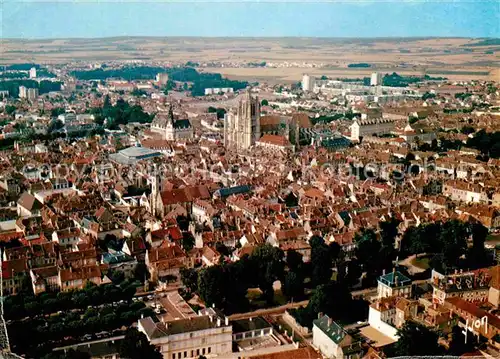 AK / Ansichtskarte Sens Fliegeraufnahme Altstadt Kat. Sens