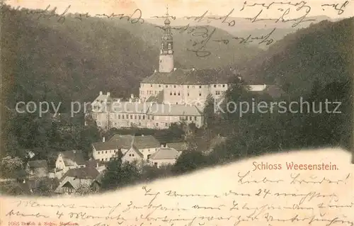 AK / Ansichtskarte Weesenstein Schloss 