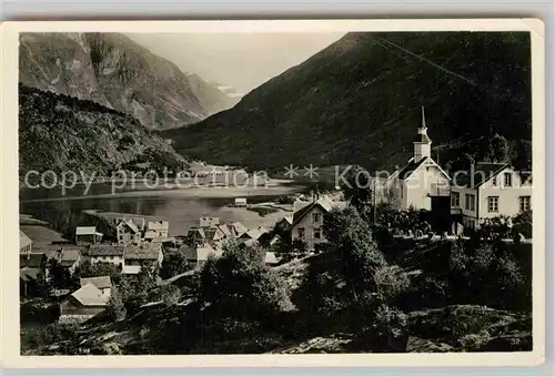 AK / Ansichtskarte Hellesylt Fjord Kirche Kat. Norwegen