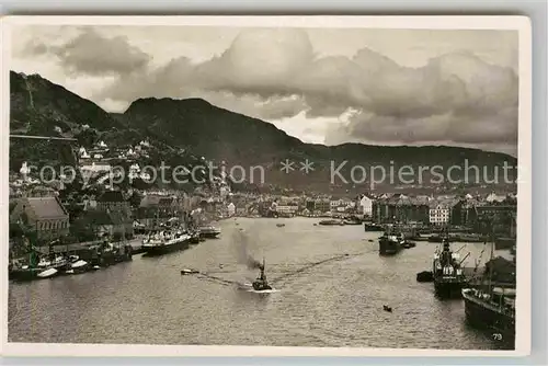 AK / Ansichtskarte Bergen Norwegen Hafen Kat. Norwegen