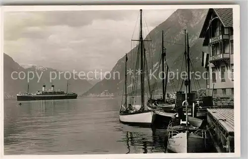 AK / Ansichtskarte Hardangerfjord Hafen Kat. 