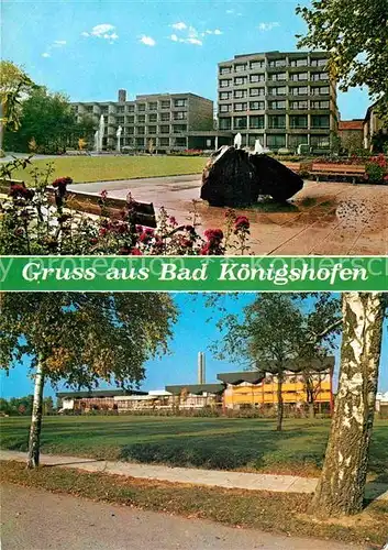 AK / Ansichtskarte Bad Koenigshofen Kurpark Hotel Kat. Bad Koenigshofen i. Grabf.