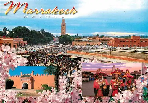 AK / Ansichtskarte Marrakech Marrakesch Place Djamaa Kat. Marokko