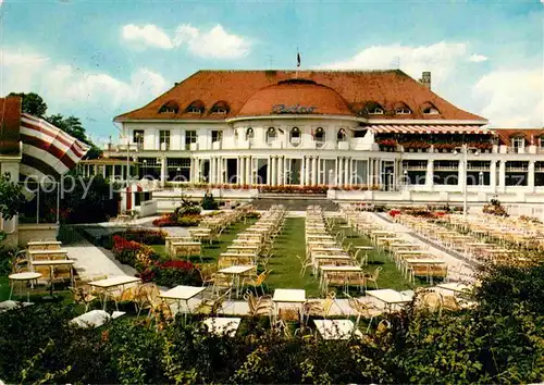 AK / Ansichtskarte Travemuende Ostseebad Casino Garten Kat. Luebeck
