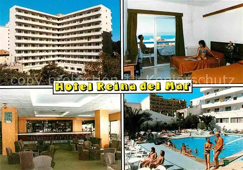 AK / Ansichtskarte El Arenal Mallorca Hotel Reina del Mar Restaurant Bar Swimming Pool Kat. S Arenal