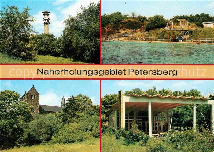 AK / Ansichtskarte Petersberg Halle Naherholungsgebiet Fernsehturm