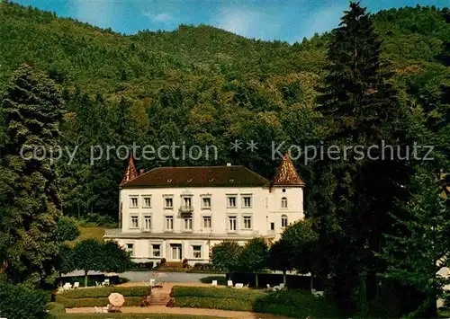 AK / Ansichtskarte Badenweiler Sanatorium Schloss Hausbaden Kat. Badenweiler