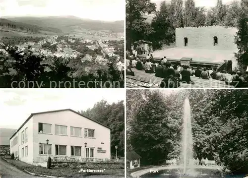 AK / Ansichtskarte Fischbach Eisenach Panorama Freilichtbuehne Park Fontaene Parkterrasse Kat. Eisenach