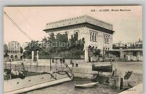 AK / Ansichtskarte Alger Algerien Musee Maritime