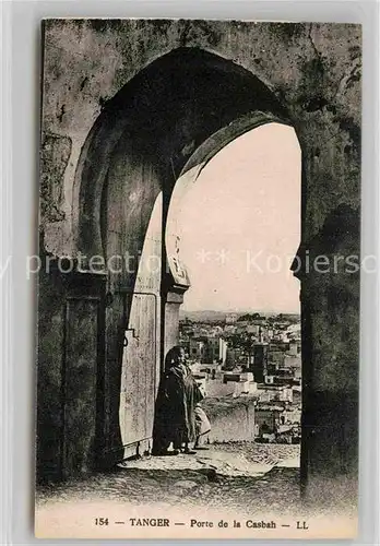 AK / Ansichtskarte Tanger Tangier Tangiers Porte de la Casbah Kat. Marokko