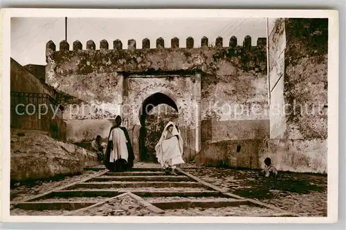 AK / Ansichtskarte Tanger Tangier Tangiers Porte de la Casbah Bab el Aasa Kat. Marokko
