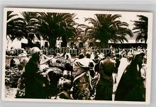 AK / Ansichtskarte Tanger Tangier Tangiers Scene typique au Grand Socco Kat. Marokko