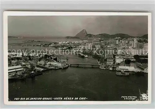 AK / Ansichtskarte Rio de Janeiro Vista aerea do Cais Kat. Rio de Janeiro