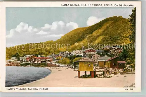 AK / Ansichtskarte Panama Aldea Nativa Isla de Taboga Kat. Panama