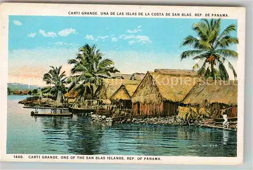 AK / Ansichtskarte San Blas Carti Grande Island Kat. Panama