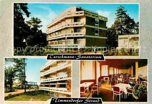 AK / Ansichtskarte Timmendorfer Strand Curschmann Sanatorium Kat. Timmendorfer Strand