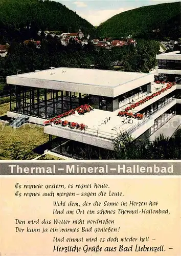 AK / Ansichtskarte Bad Liebenzell Thermal Mineral Hallenbad Kat. Bad Liebenzell