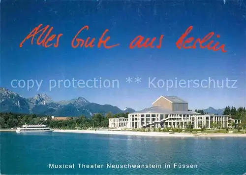 AK / Ansichtskarte Fuessen Allgaeu Musical Theater Neuschwanstein Kat. Fuessen