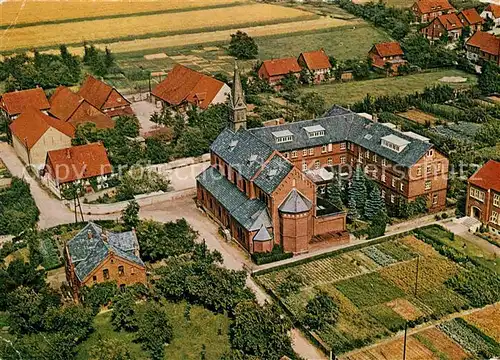 AK / Ansichtskarte Ottbergen Hildesheim Fliegeraufnahme Franziskanerkloster mit Progymnasium vom Internat Kat. Schellerten