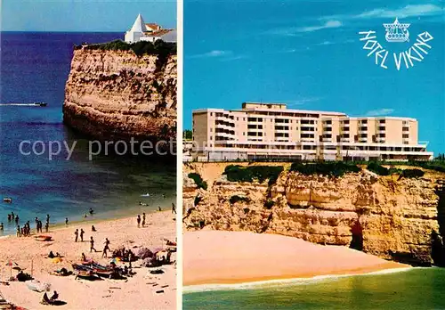 AK / Ansichtskarte Algarve Prai Senhora da Rocha Hotel Vicking und Strand