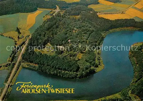AK / Ansichtskarte Arolsen Bad Fliegeraufnahme Ferienpark Twistesee Kat. Bad Arolsen