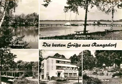 AK / Ansichtskarte Rangsdorf Nymphensee Rangsdorfer See Park Hotel Zuelowsee  Kat. Rangsdorf