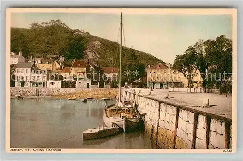 AK / Ansichtskarte St Aubin Jersey Hafen Kat. Saint Aubin Channel Islands