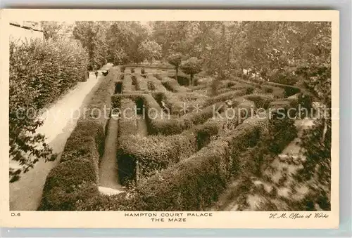 AK / Ansichtskarte Hampton Court The Maze Kat. Herefordshire County of