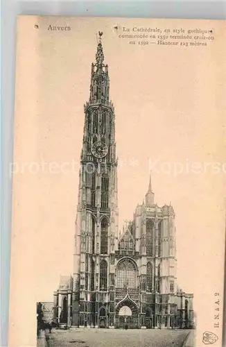 AK / Ansichtskarte Anvers Antwerpen Kathedrale Kat. 