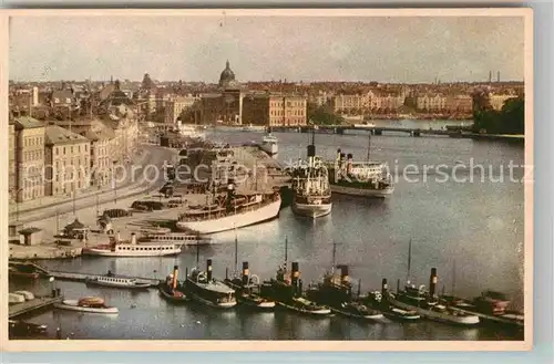 AK / Ansichtskarte Stockholm Hafen Kat. Stockholm