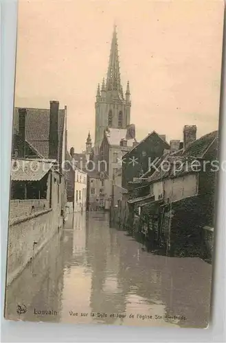 AK / Ansichtskarte Louvain la Neuve Vue sur la Dyle et tour de l eglise Ste Gertrude Kat. 