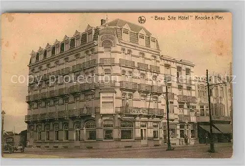 AK / Ansichtskarte Knocke sur Mer Beau Site Hotel Kat. 