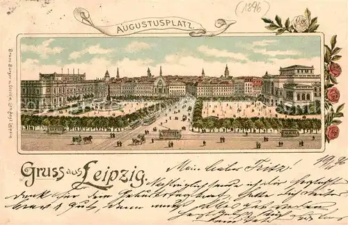 AK / Ansichtskarte Leipzig Augustusplatz Kat. Leipzig