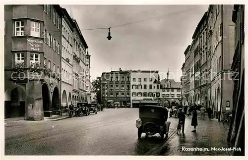 AK / Ansichtskarte Rosenheim Bayern Max Josef Platz Kat. Rosenheim