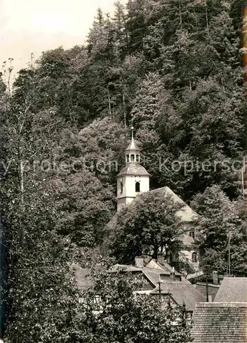 AK / Ansichtskarte Oybin Kirche am Berg Oybin Zittauer Gebirge Kat. Kurort Oybin