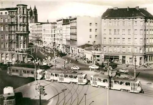 AK / Ansichtskarte Magdeburg Hasselbachplatz Strassenbahn Kat. Magdeburg