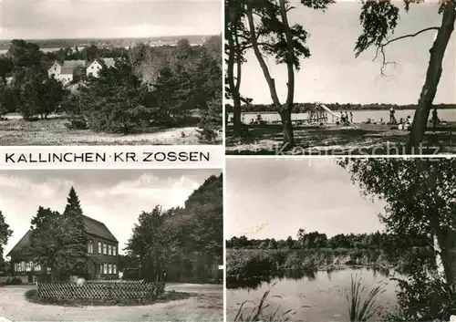 AK / Ansichtskarte Kallinchen Teilansichten Strandbad See Kat. Zossen