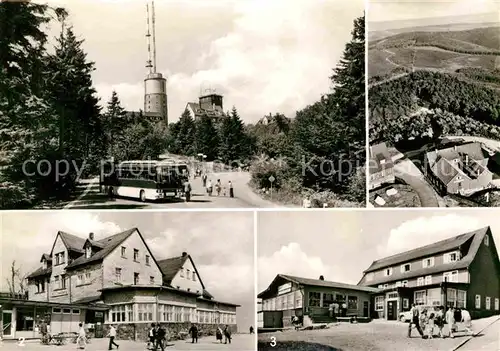 AK / Ansichtskarte Grosser Inselsberg Turm HO Gaststaette Berggasthof Stoehr Kat. Brotterode