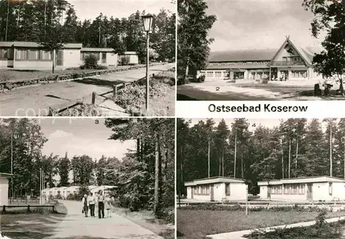 AK / Ansichtskarte Koserow Ostseebad Usedom Forstferienobjekt Damerow Bungalows Gaststaette Kat. Koserow