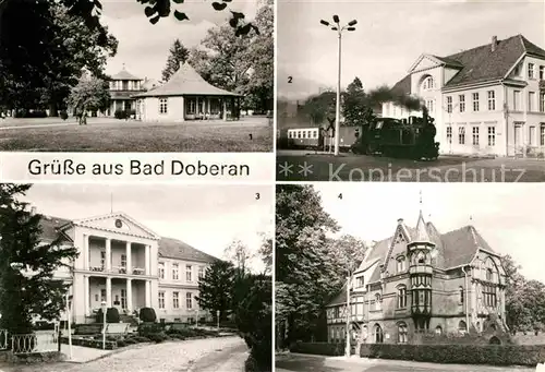 AK / Ansichtskarte Bad Doberan Kamp Schmalspurbahn Technisches Denkmal Sanatorium Stadtmuseum Kat. Bad Doberan