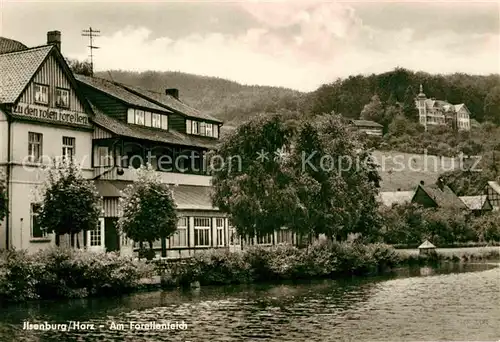 AK / Ansichtskarte Ilsenburg Harz Partie am Forellenteich Gasthaus Restaurant Kat. Ilsenburg Harz