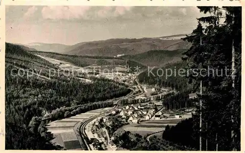 AK / Ansichtskarte Sitzendorf Thueringen Panorama Kat. Sitzendorf Schwarzatal