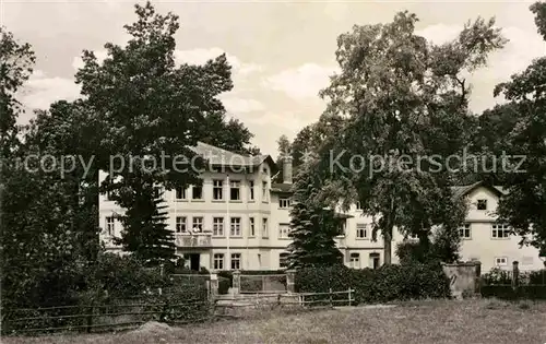 AK / Ansichtskarte Koenigsee Thueringen Diaetkurheim Kat. Koenigsee