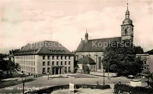 AK / Ansichtskarte Erfurt Karl Marx Platz Kirche Kat. Erfurt