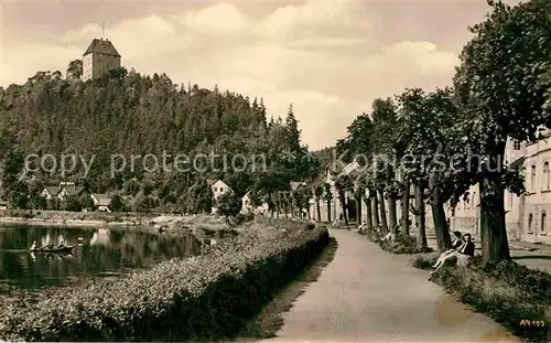 AK / Ansichtskarte Ziegenrueck Dr Reif Promenade