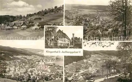 AK / Ansichtskarte Klingenthal Vogtland Panorama Aschberggebiet Sporthotel Kat. Klingenthal Sachsen