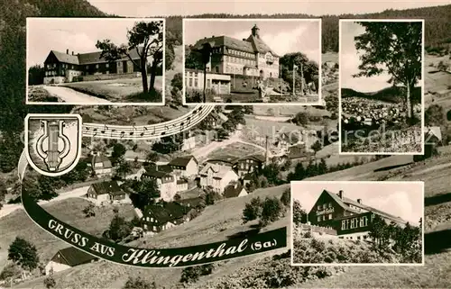 AK / Ansichtskarte Klingenthal Vogtland Panorama Aschberg Sporthotel Kat. Klingenthal Sachsen